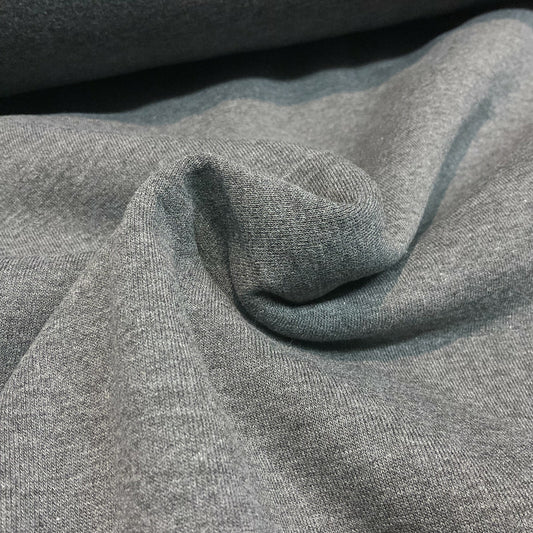 Plain Sweat shirting Fleece backed Fabric ideal for hoodies 158cm M1586