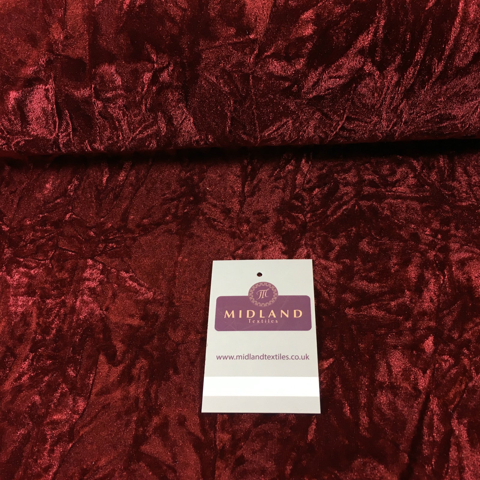 £5.75 Creased Ice Velvet One way stretch Dress Fabric 58' M607 Mtex