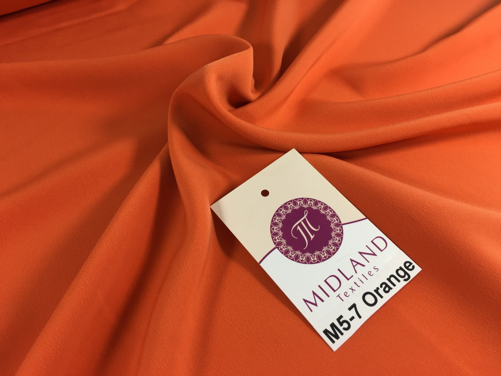 PLAIN PEACH-SKIN POWDER TOUCH  CREPE DRESS FABRIC BY THE METRE M5 Mtex
