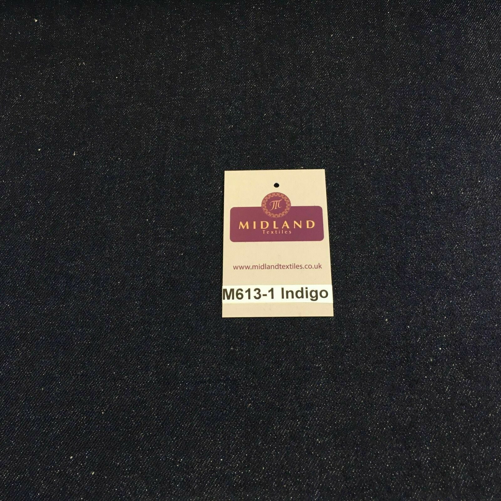 14oz Heavyweight Denim indigo Blue Heavyweight 100% Cotton Fabric 58' M613 Mtex