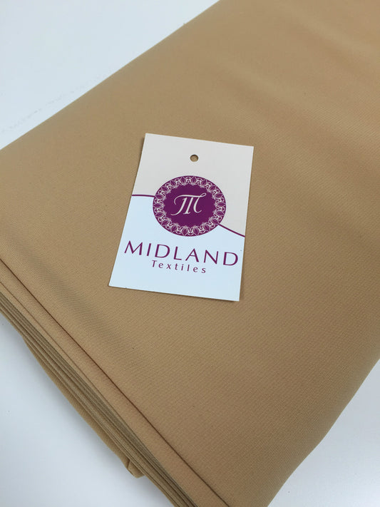 Plain Poly Moss Crepe Georgette dress fabric medium weight 58" Wide M420 Mtex