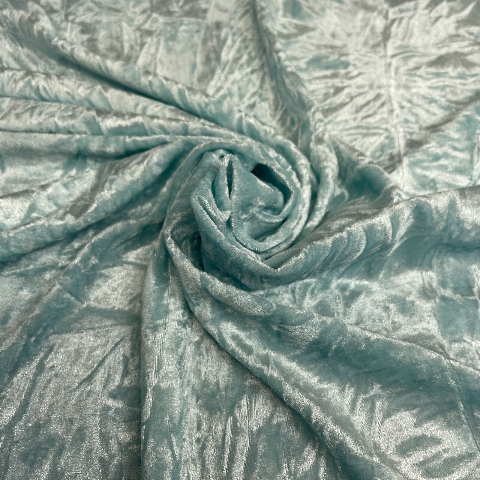 £5.75 Creased Ice Velvet One way stretch Dress Fabric 58' M607 Mtex