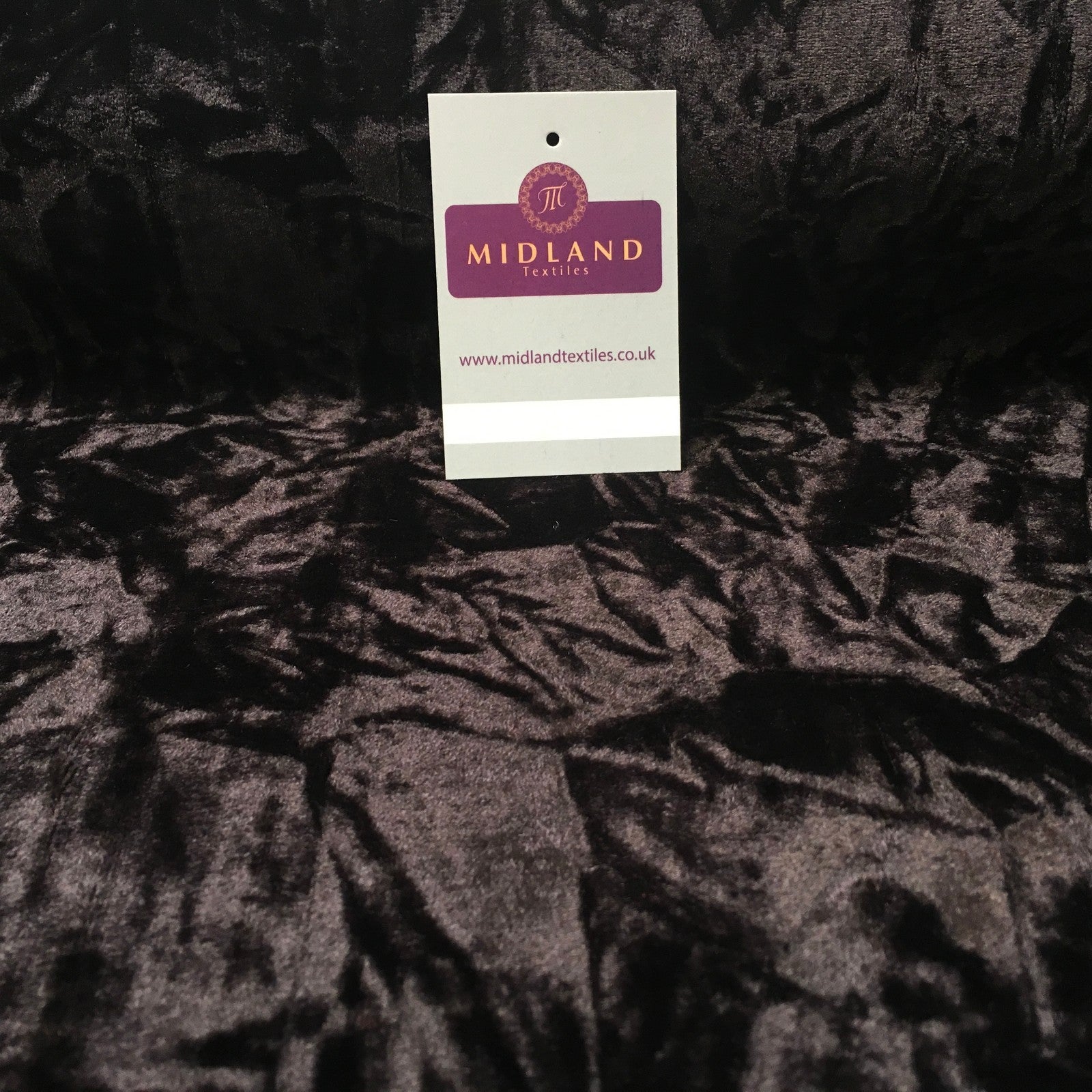 £5.75 Creased Ice Velvet One way stretch Dress Fabric 58' M607 Mtex