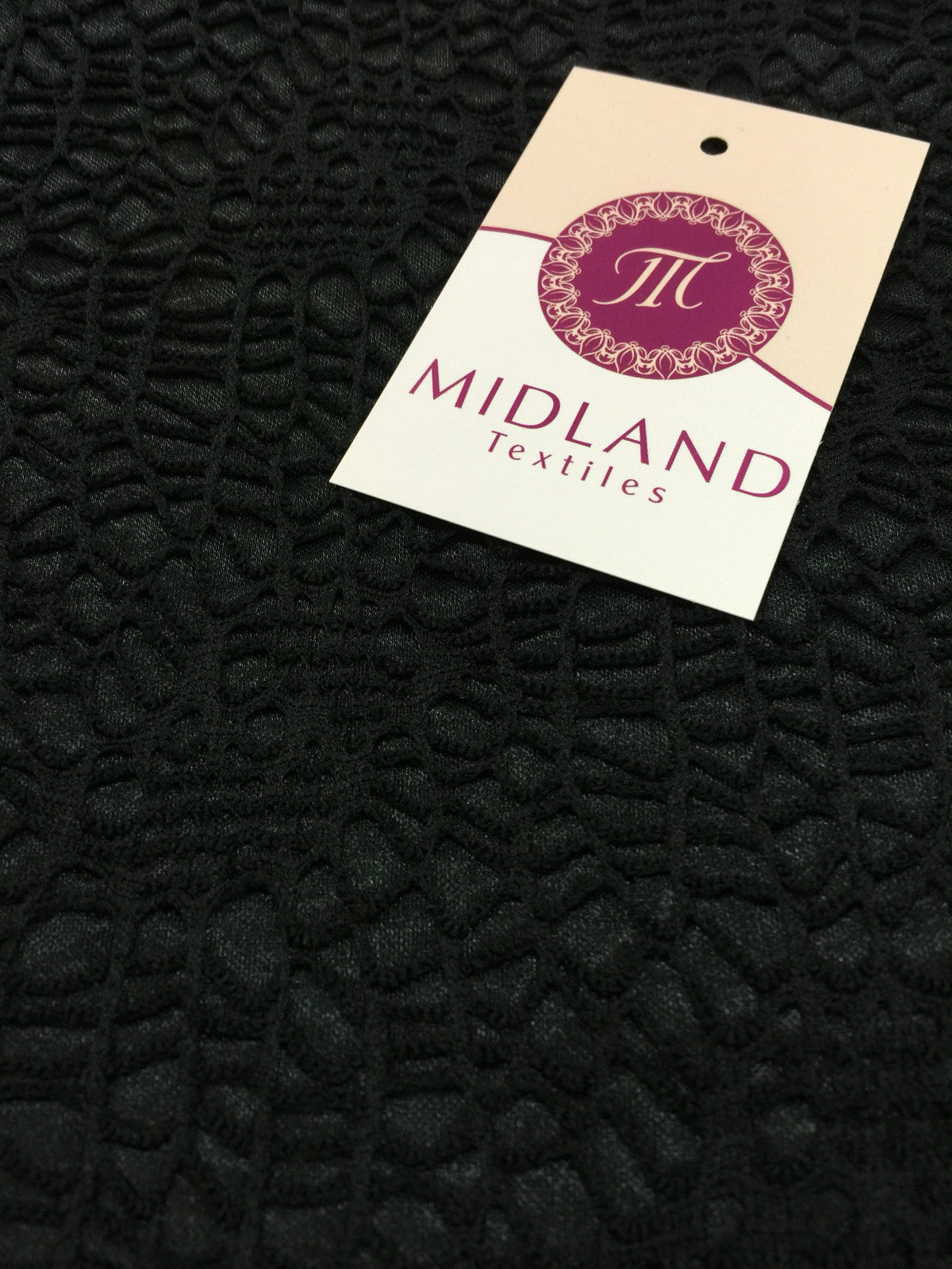 £4.99/m Floral paisley satin backed Bonded lace net 58' wide one way stretch M10