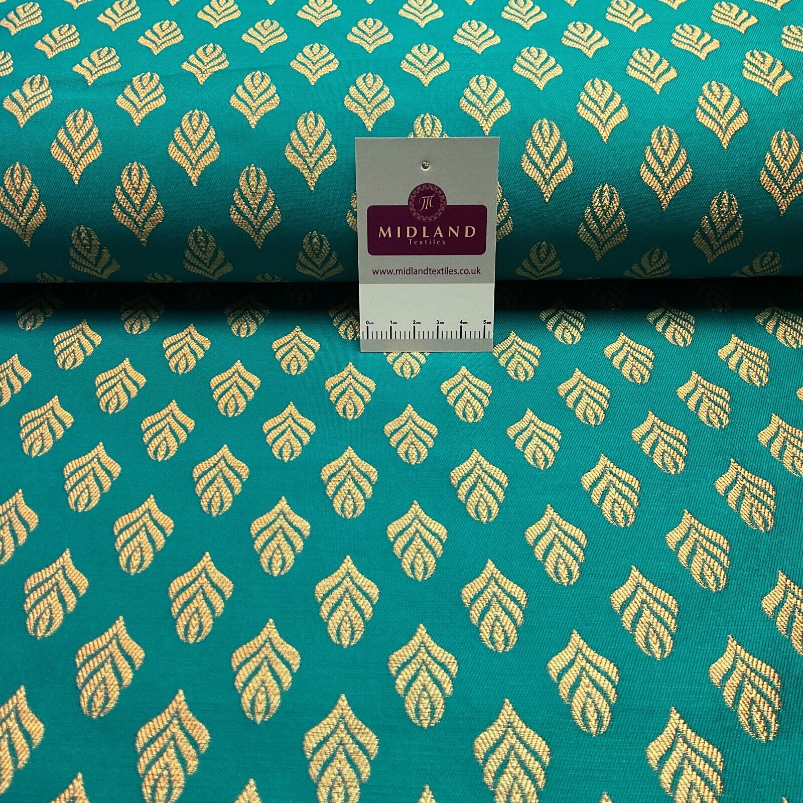 Indian Banarsi  Brocade Geometric waistcoat wedding fabric 110cm wide M1690