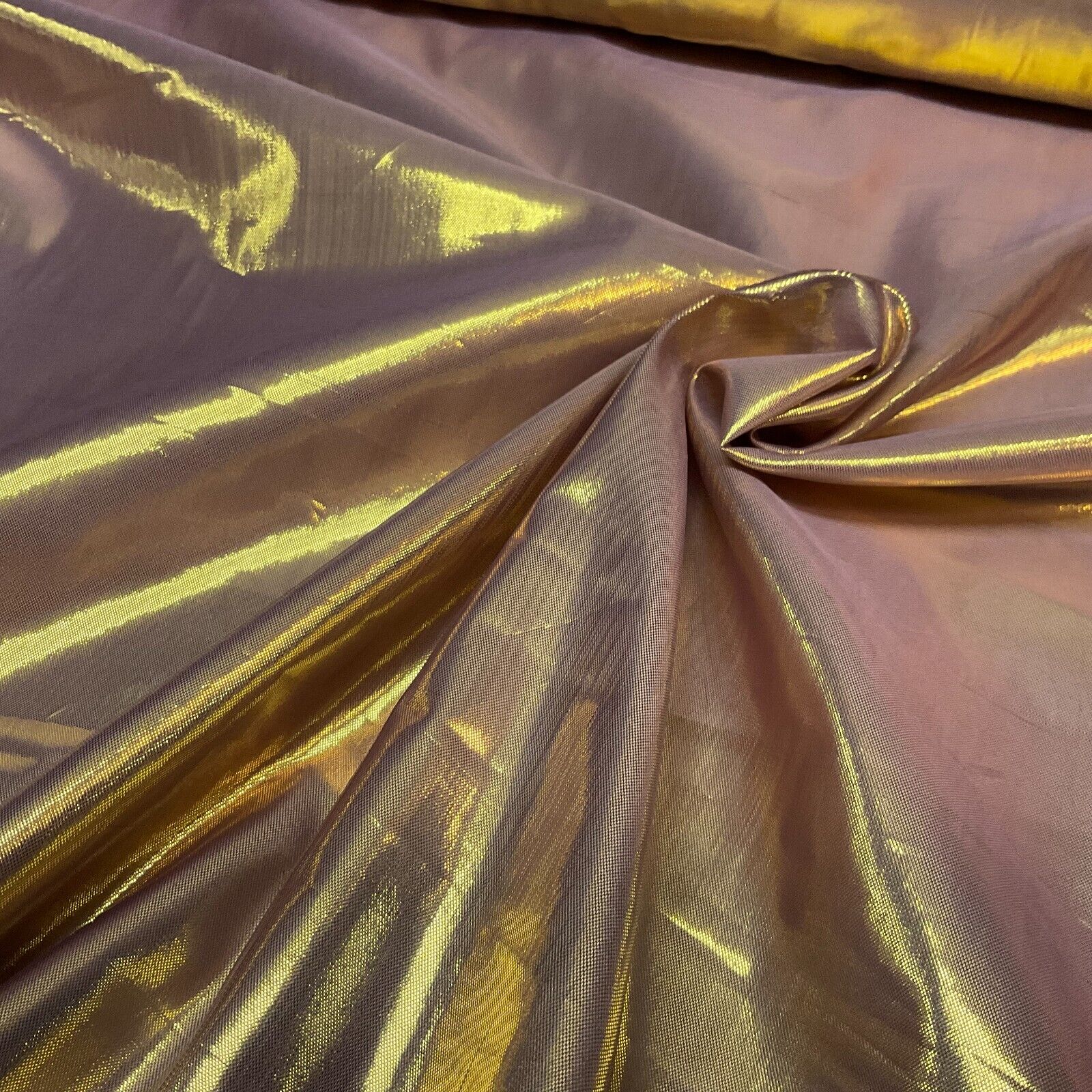 Metallic Lurex shiny foil lame fancy costume dress craft fabric M1669