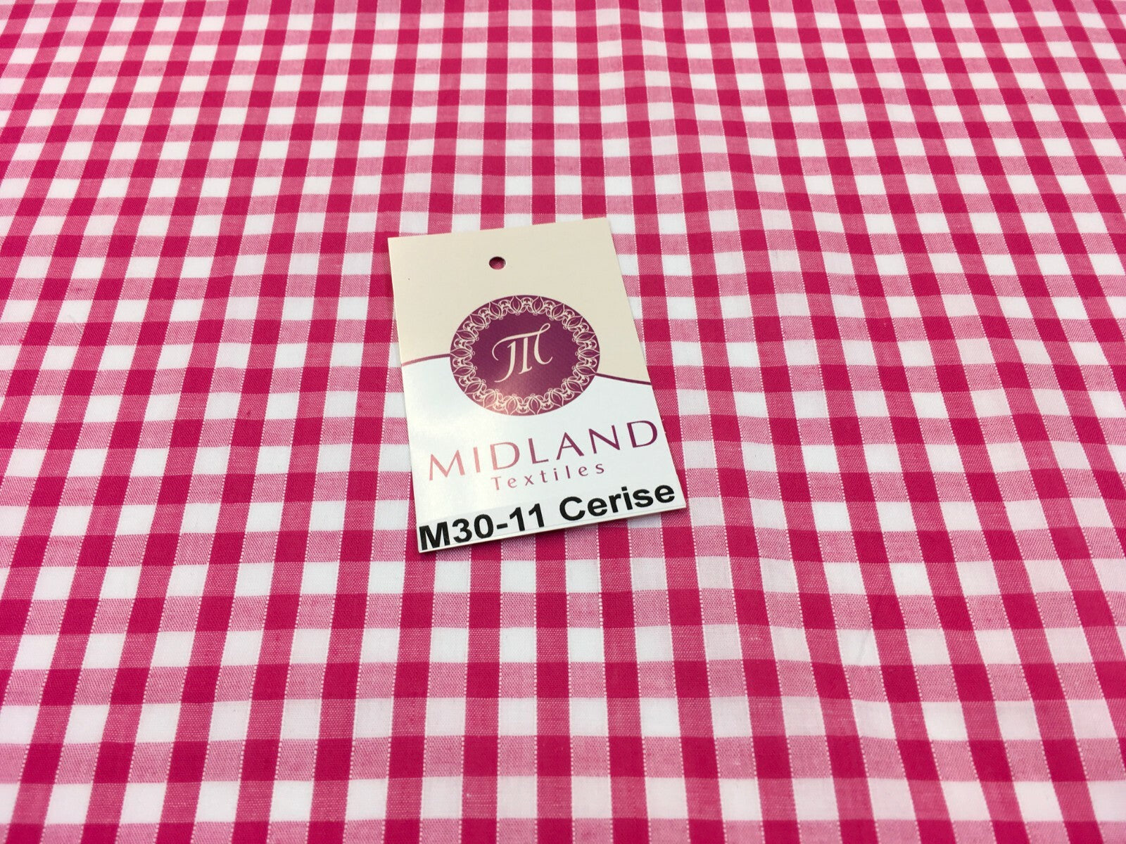 1/4 Inch Cotton Gingham Fabric for Clothing, Aprons, Tablecloths, School -  M30