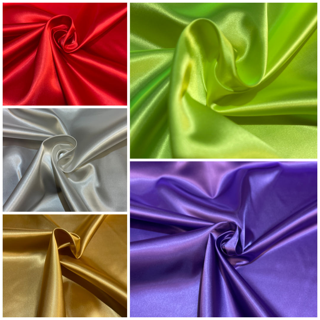 Plain Acetate Superior Satin Wedding Dress Fabric M1571