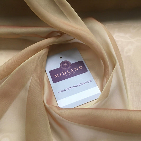 Plain Catonic Chiffon Ideal for scarfs, decorations Fabric 57" wide MD895