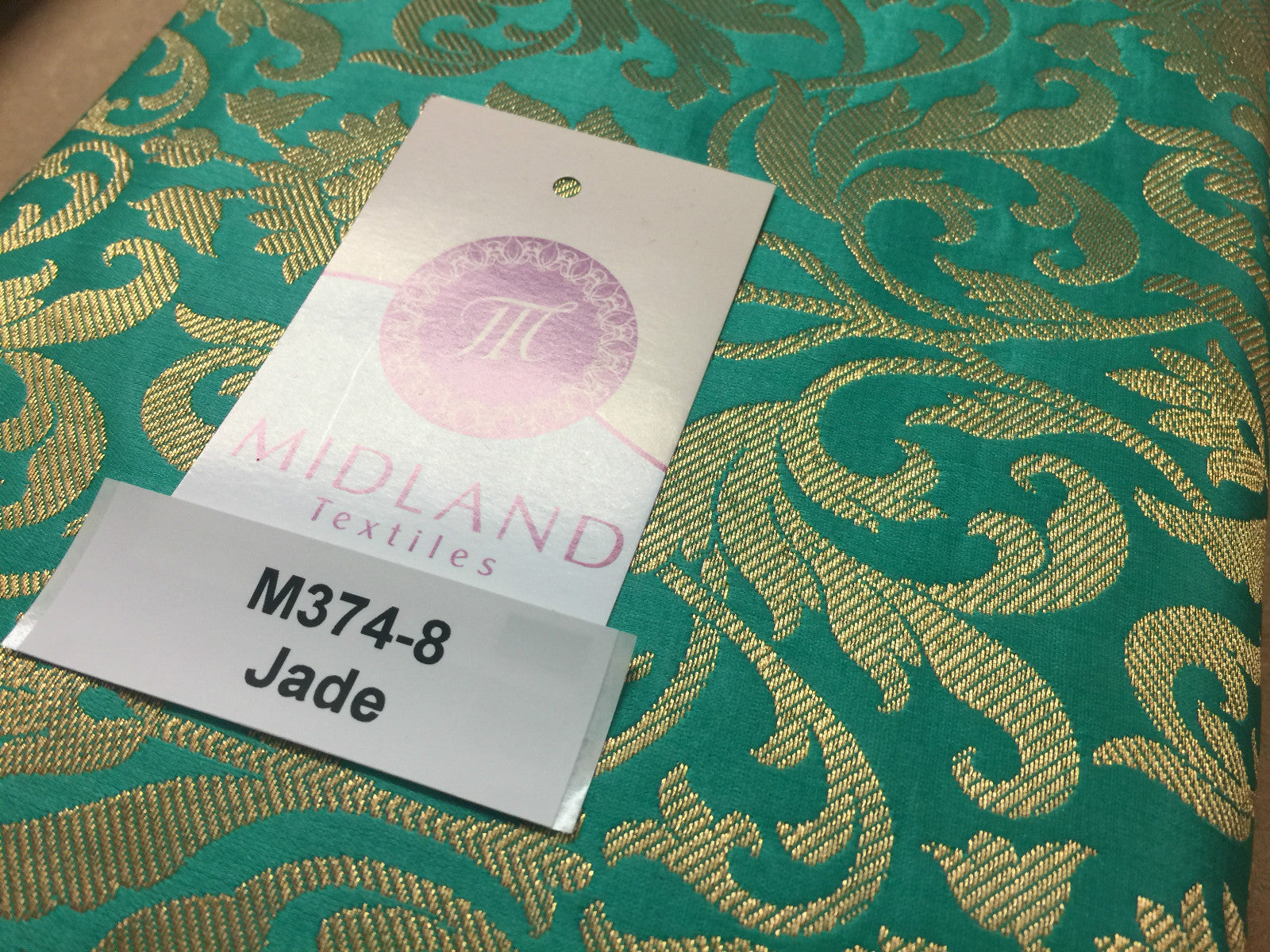 Indian floral ornamental gold metallic Banarsi brocade 44 inches wide M374 Mtex