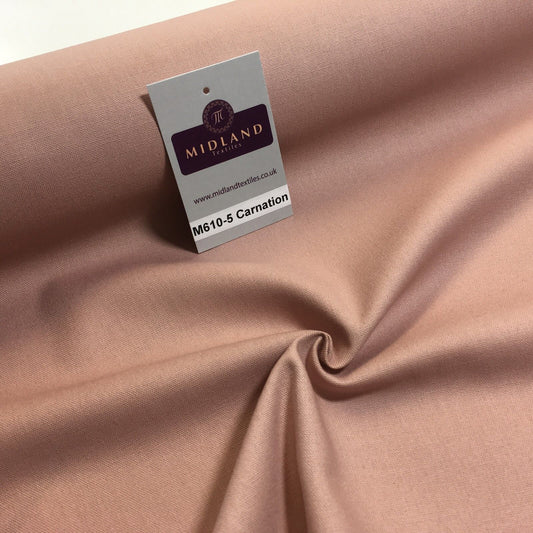 100% Cotton Plain Canvas Crafting Medium Weight Fabric 44" Wide M610 Mtex