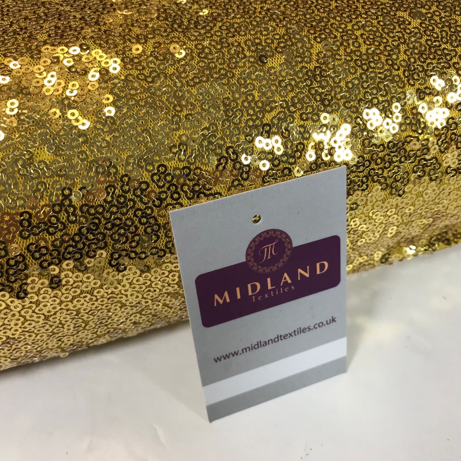 3mm Sewn On Allover Sequins On Net Fabric 48' Wide Dress Fabric M79 Mtex