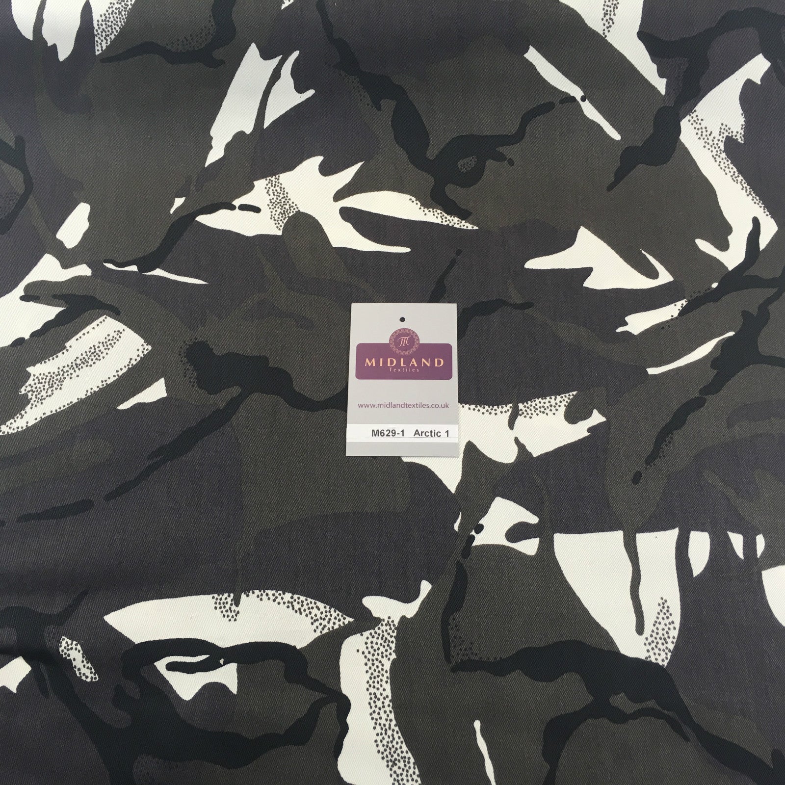 £9.25 Army Military Camouflage 100% Cotton Drill Medium Weight Fabric 58' M629