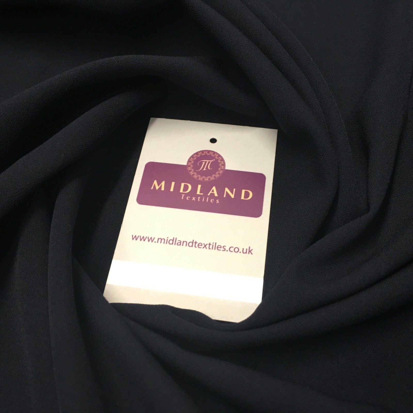Plain Poly Moss Crepe Georgette dress fabric medium weight 58' Wide M420 Mtex