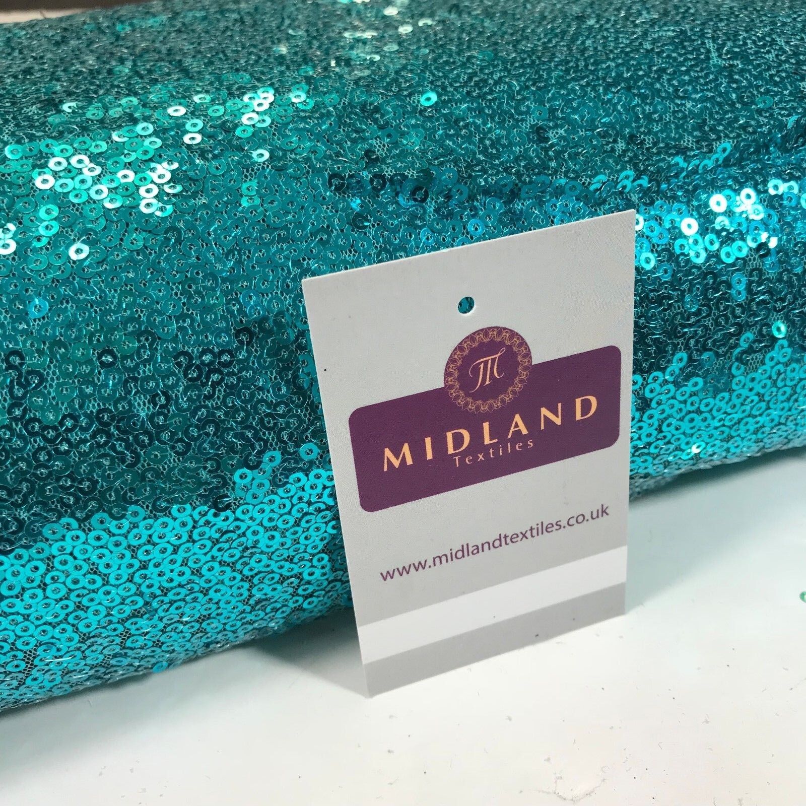 3mm Sewn On Allover Sequins On Net Fabric 48' Wide Dress Fabric M79 Mtex