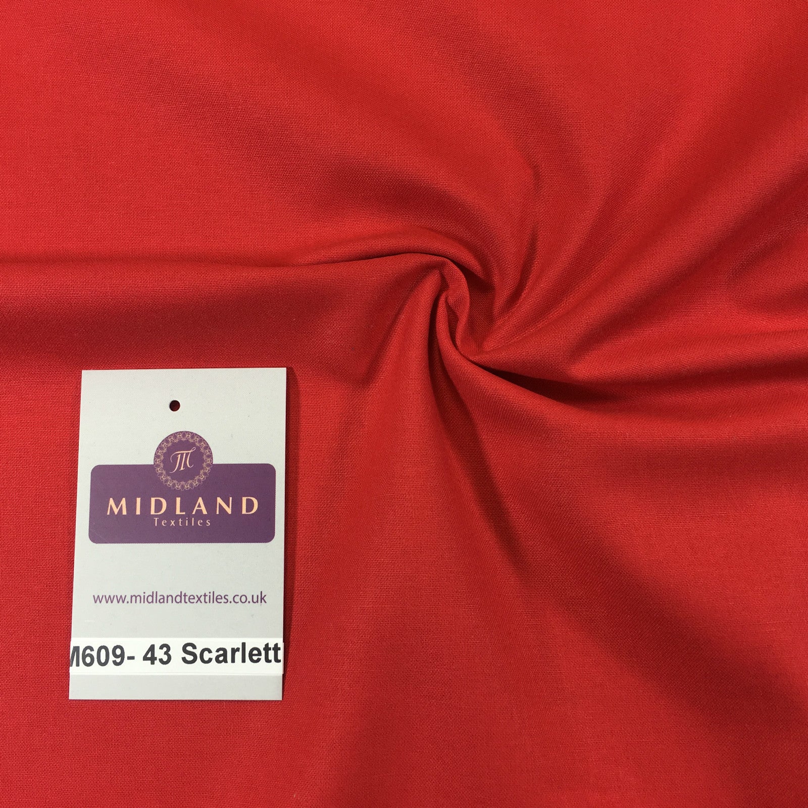 Plain Coloured True Craft 100% Cotton Patchwork Crafting Fabric 44' M609 Lot 1