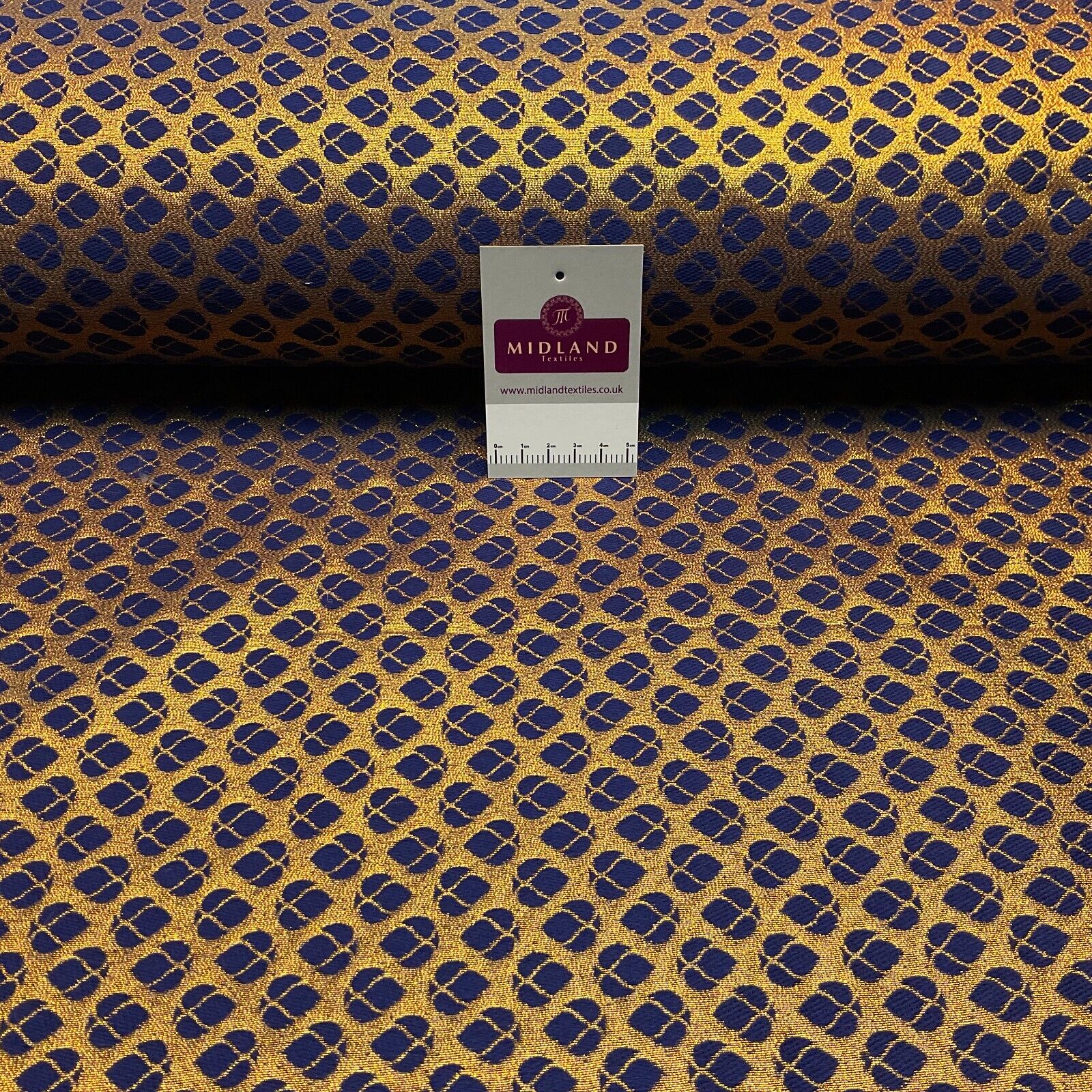 Indian Geometric Banarsi fabric Brocade waistcoat wedding 125cm wide M1687