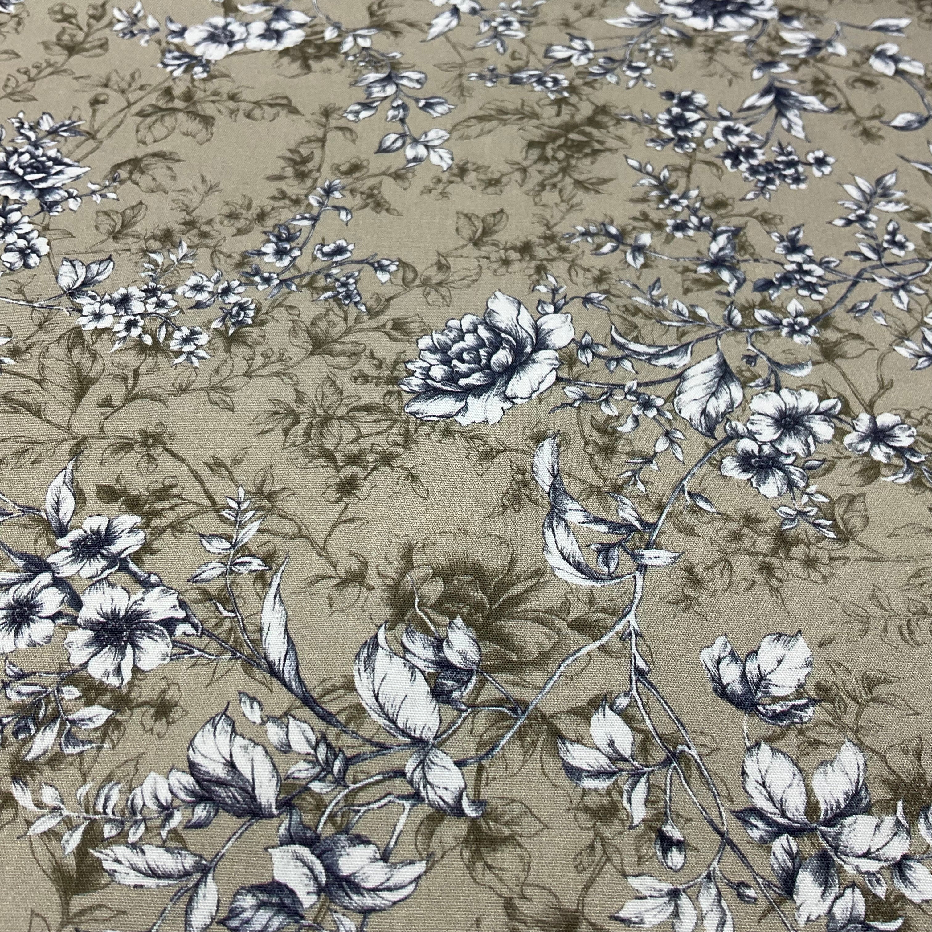 Graceful Meadow Cotton Print Fabric – 100% Cotton - 147cm Wide - M2132