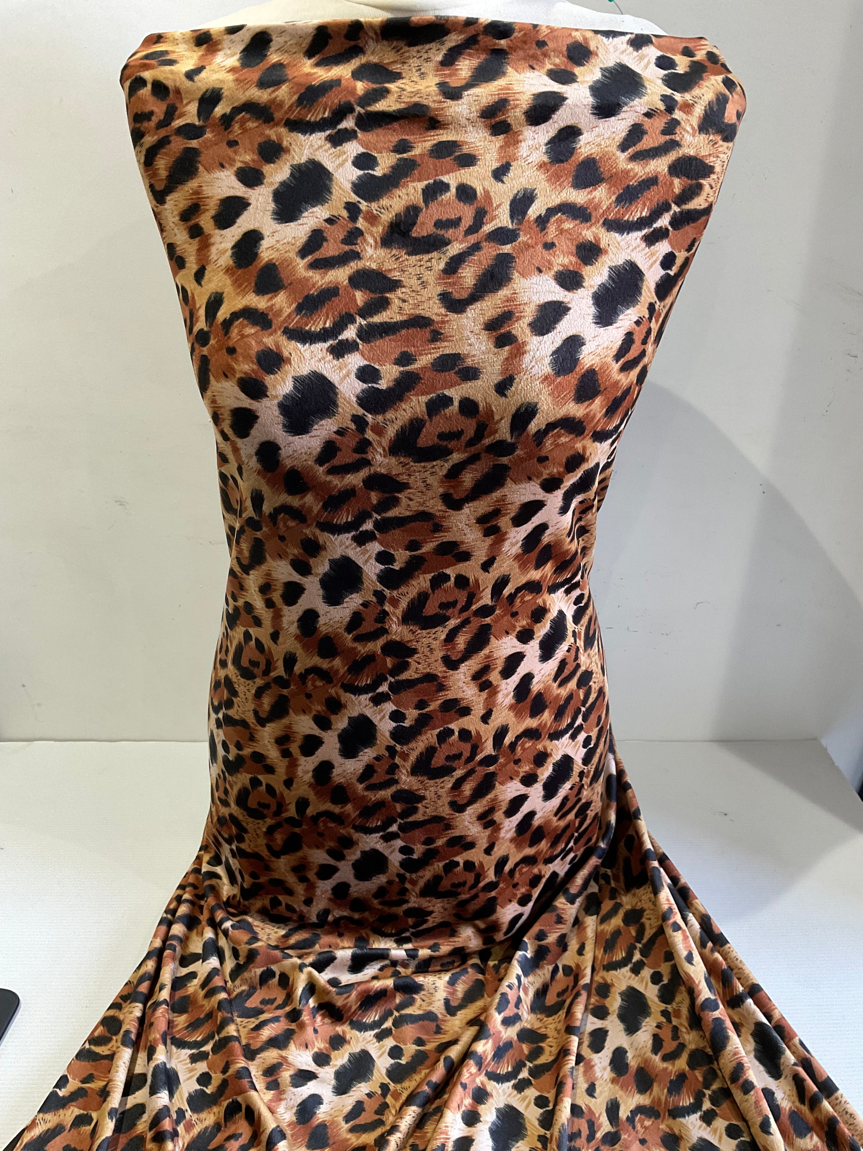 Luxurious Velour Dress Fabric - Stunning Digital Prints - 150cm Wide Dress Fabric  M1985