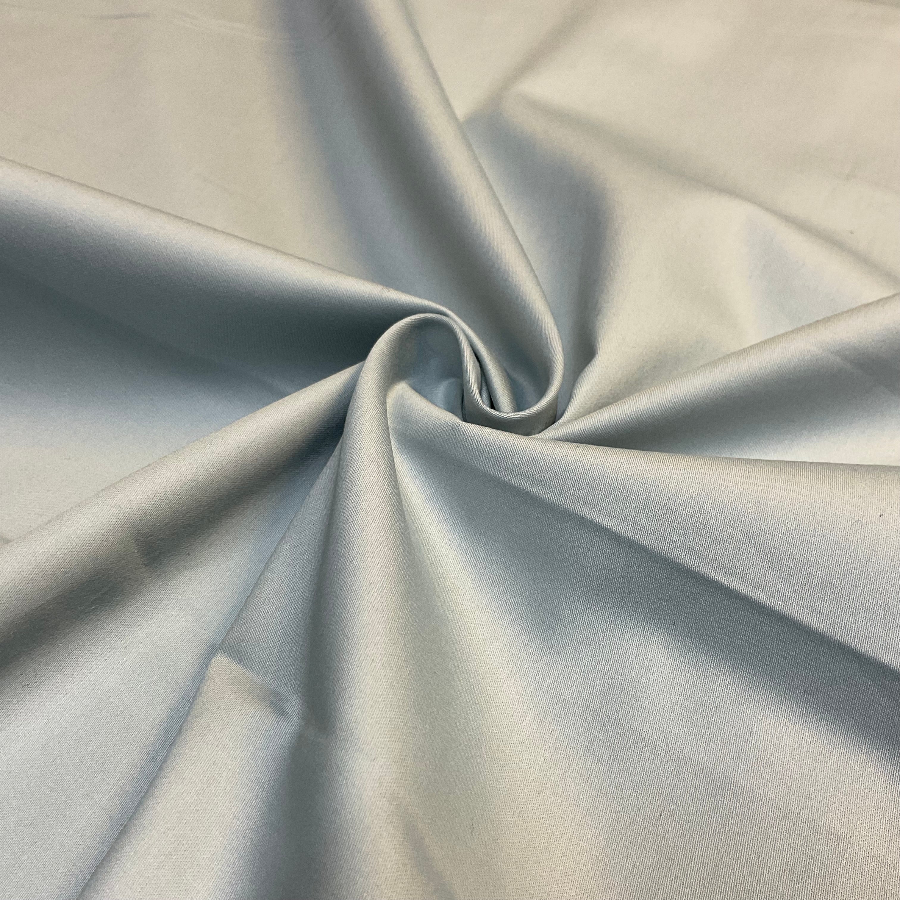 Luxurious Plain Cotton Sateen Dress Fabric - 147cm Wide - Soft & Elegant! M2019 Mtex