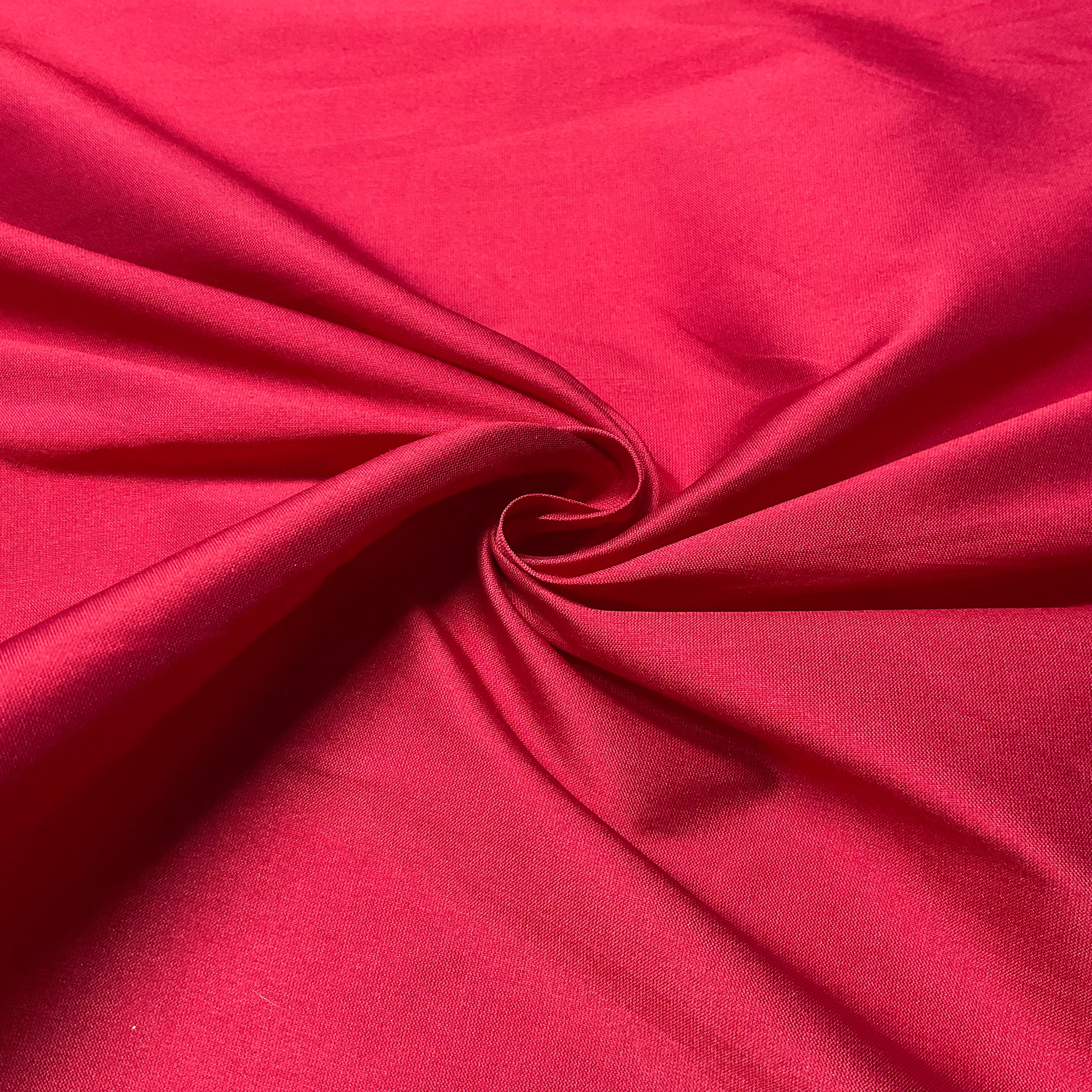 Plain Polyester Faux Silk Taffeta dress craft fabric 142cm wide M2135