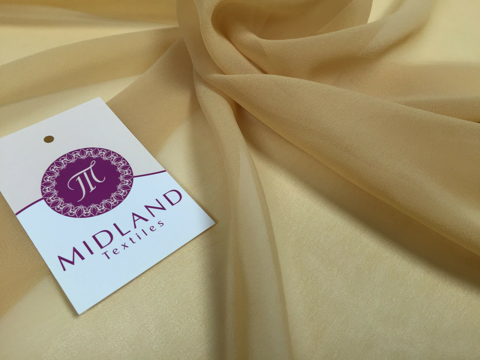 Moss Crepe Chiffon Sheer Fabric Semi-Transparent 44' 100% Polyester M430 Mtex