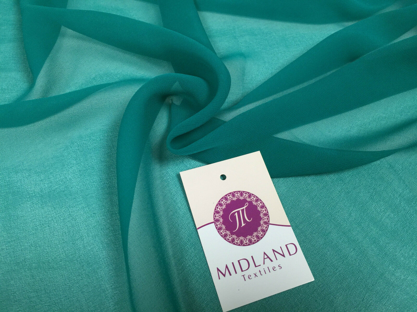 Moss Crepe Chiffon Sheer Fabric Semi-Transparent 44' 100% Polyester M430 Mtex