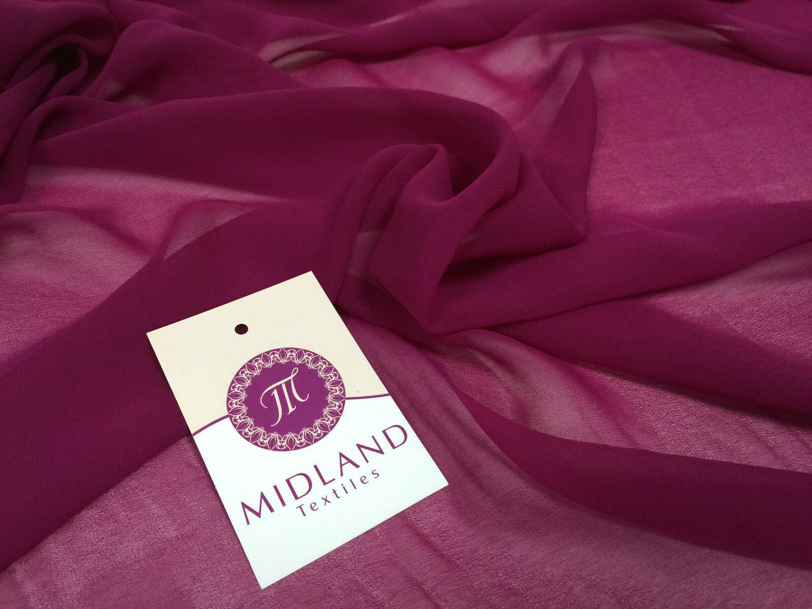 Moss Crepe Chiffon Sheer Fabric Semi-Transparent 44' 100% Polyester M430 Mtex