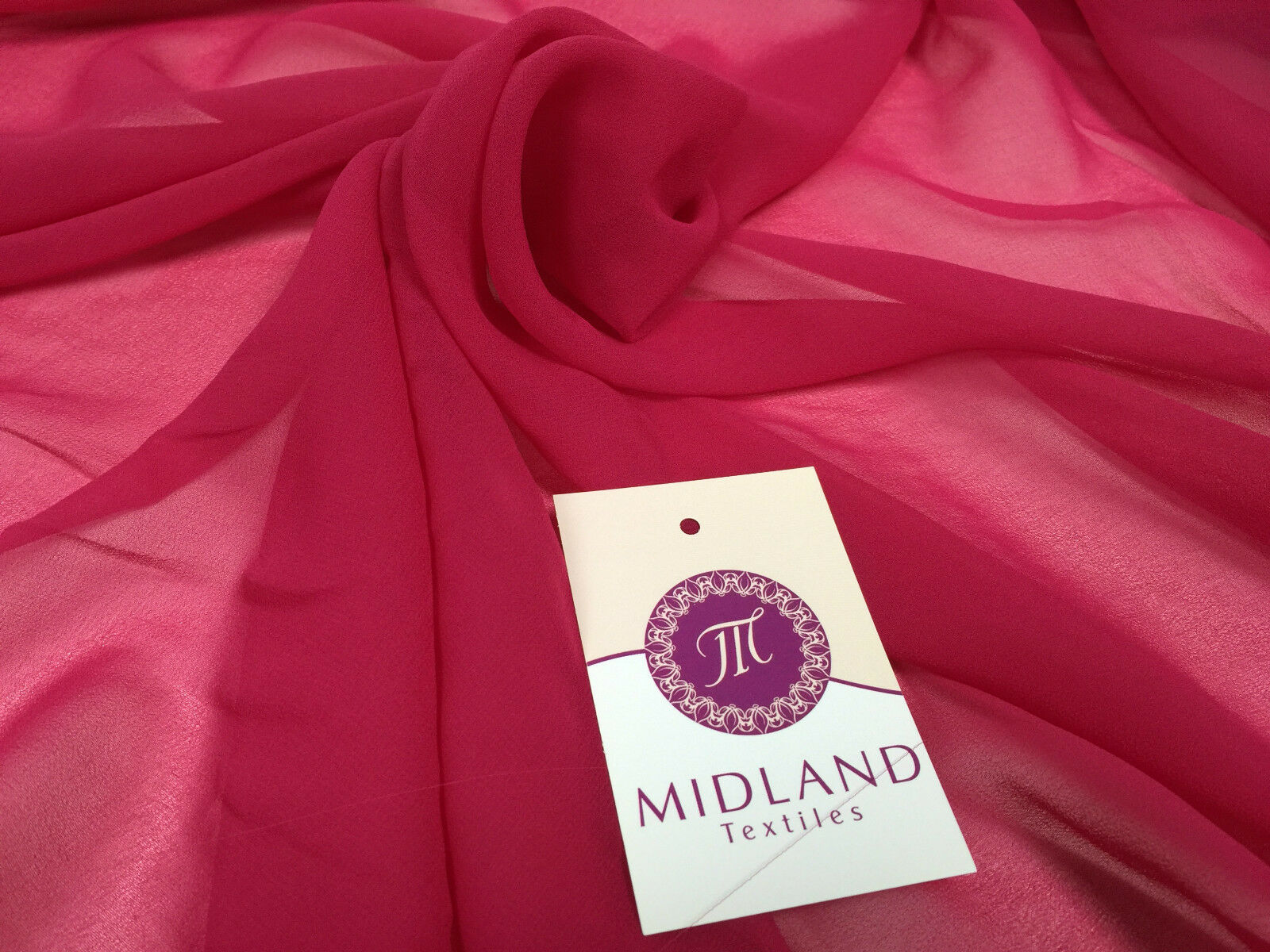 Moss Crepe Chiffon Sheer Fabric Semi-Transparent 44' 100% Polyester M430 Mtex