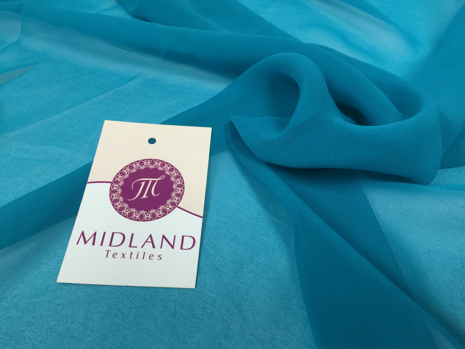 Moss Crepe Chiffon Sheer Fabric Semi-Transparent 44' 100% Polyester M430 Mtex