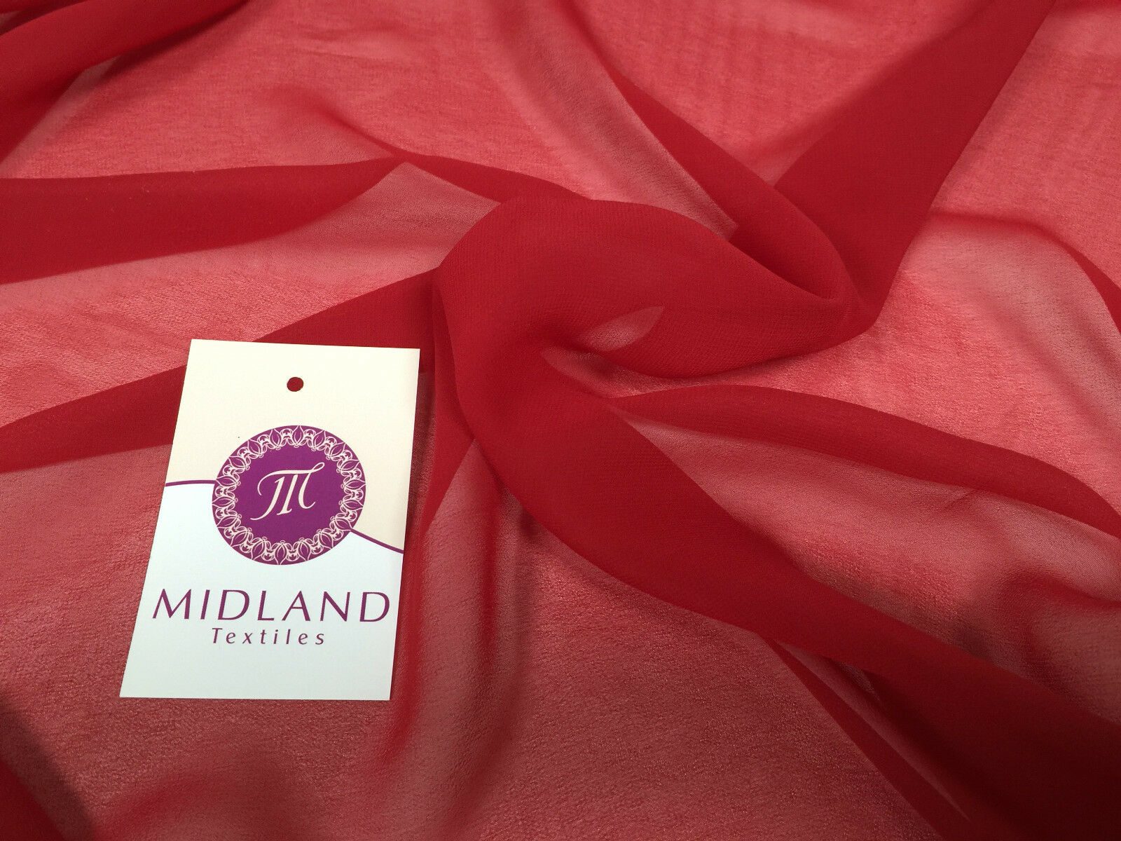 Moss Crepe Chiffon Sheer Fabric Semi-Transparent 44' 100% Polyester M430 Mtex