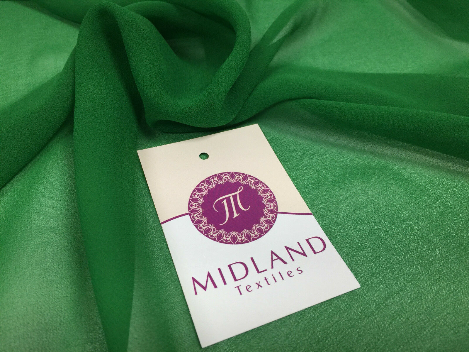 Moss Crepe Chiffon Sheer Fabric Semi-Transparent 44' 100% Polyester M430 Mtex