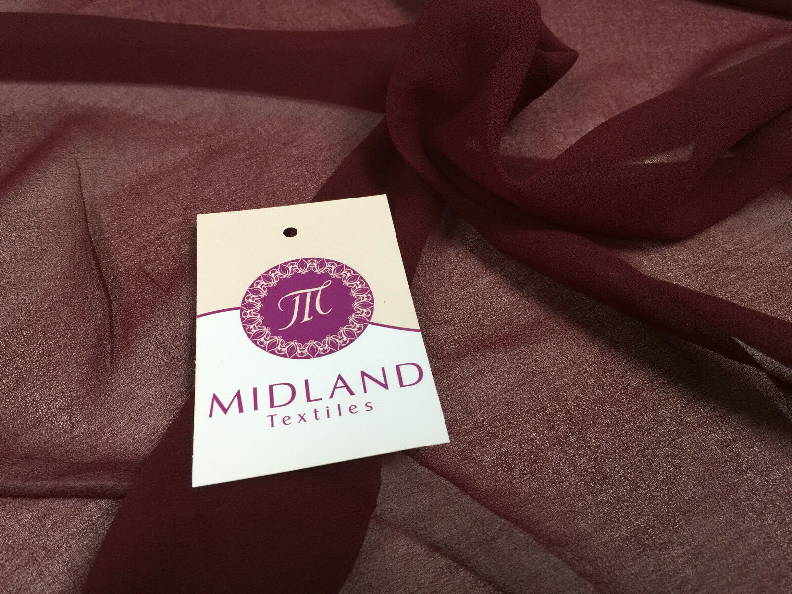 Moss Crepe Chiffon Sheer Fabric Semi-Transparent 44' 100% Polyester M430 Mtex