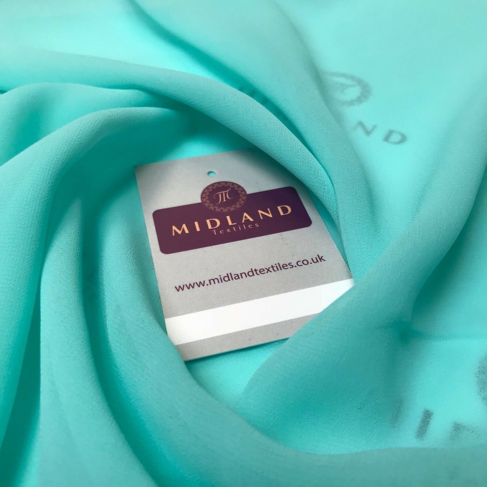 Moss Crepe Chiffon Sheer Fabric Semi-Transparent 44' 100% Polyester M430 Mtex