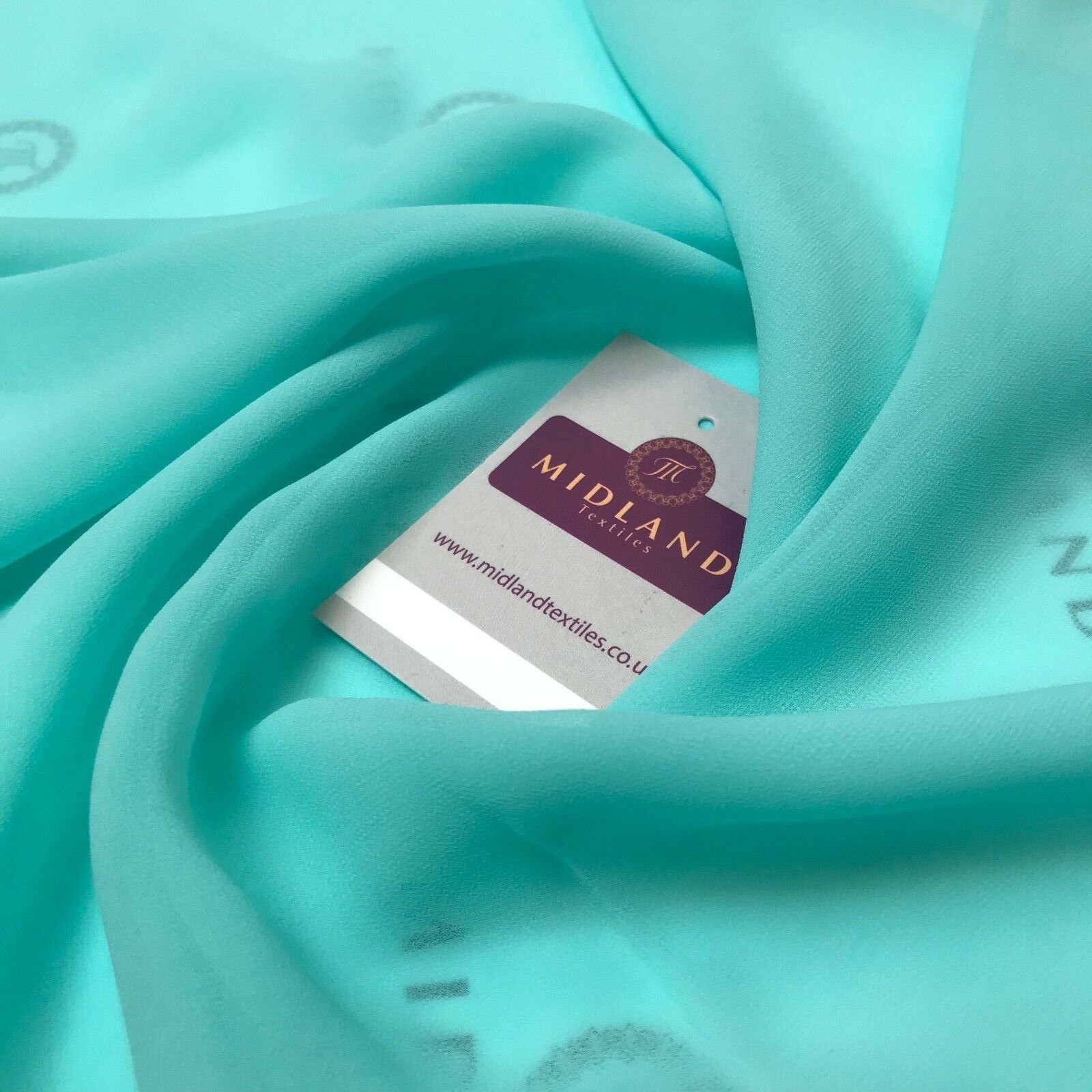 Moss Crepe Chiffon Sheer Fabric Semi-Transparent 44' 100% Polyester M430 Mtex