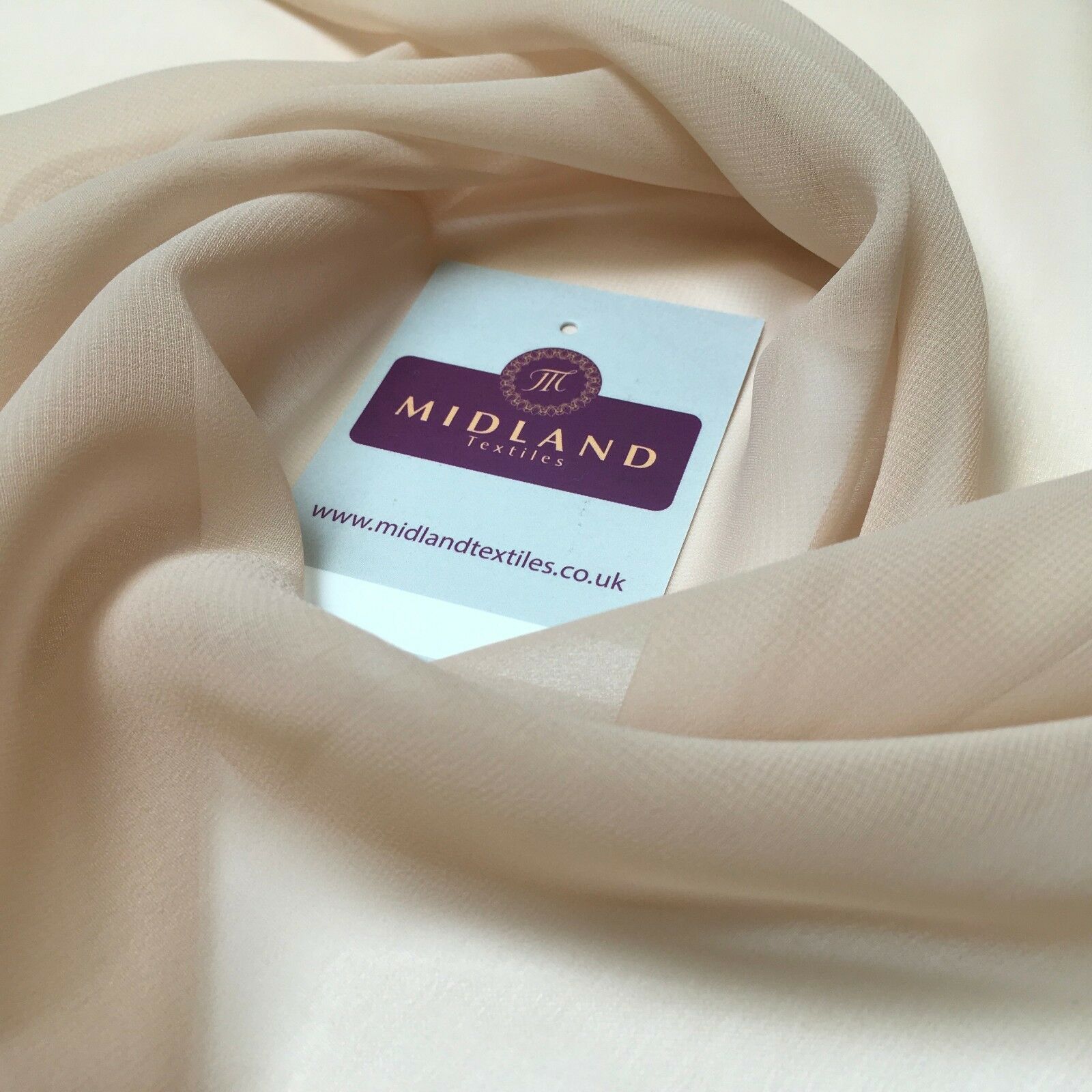 Moss Crepe Chiffon Sheer Fabric Semi-Transparent 44' 100% Polyester M430 Mtex