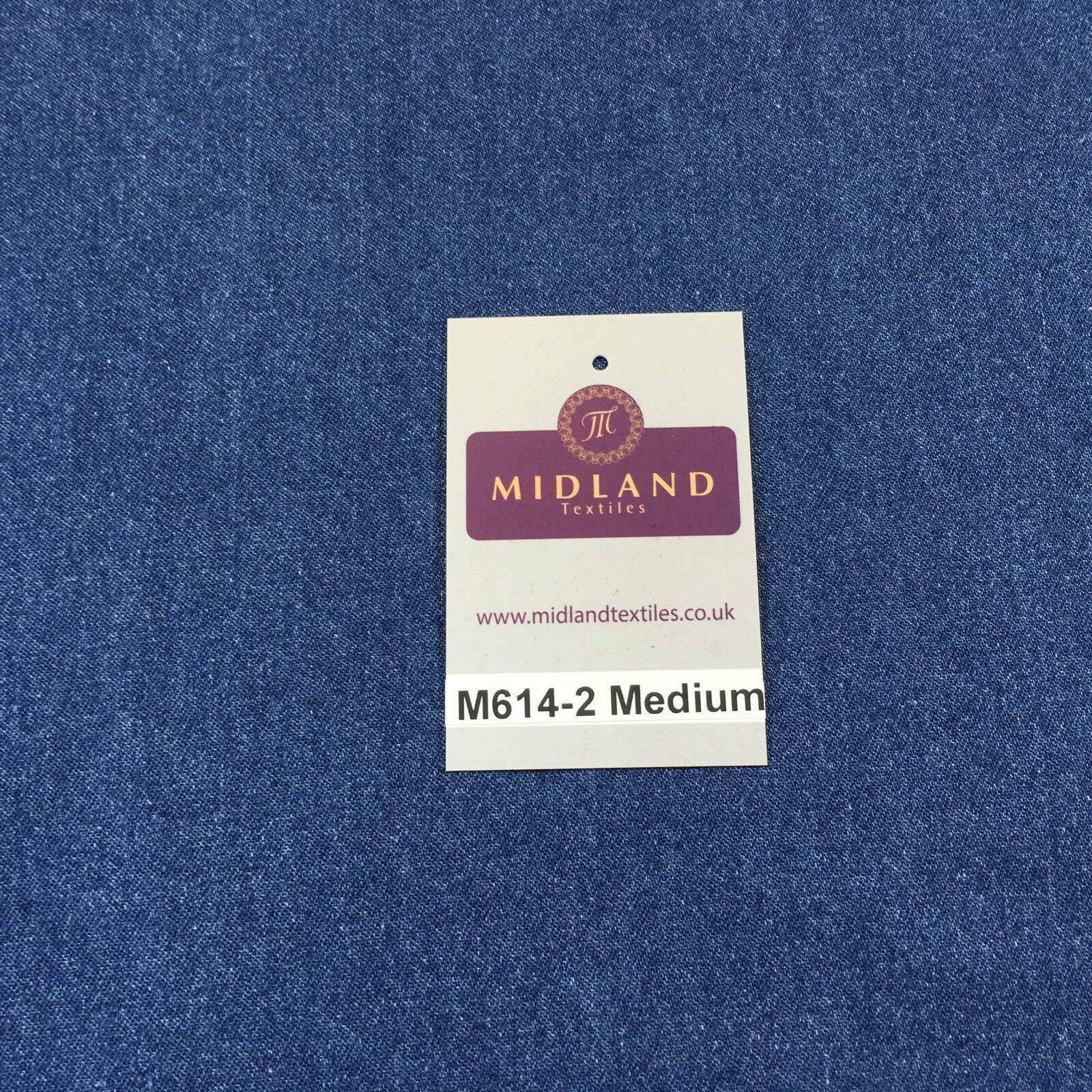 8oz Washed Denim Light-Medium-Dark Blue Fabric 100% Cotton 58' Wide M614 Mtex