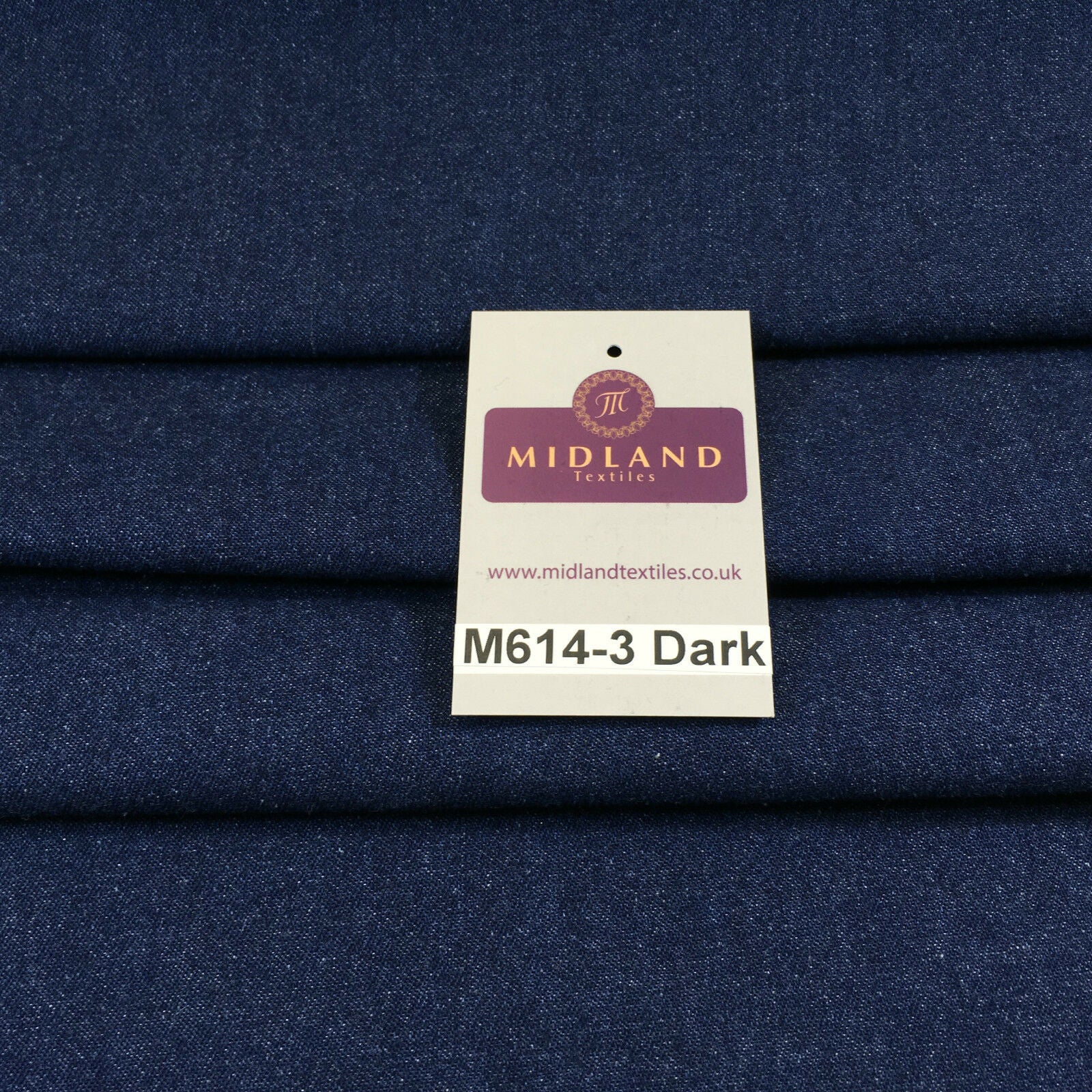 8oz Washed Denim Light-Medium-Dark Blue Fabric 100% Cotton 58' Wide M614 Mtex