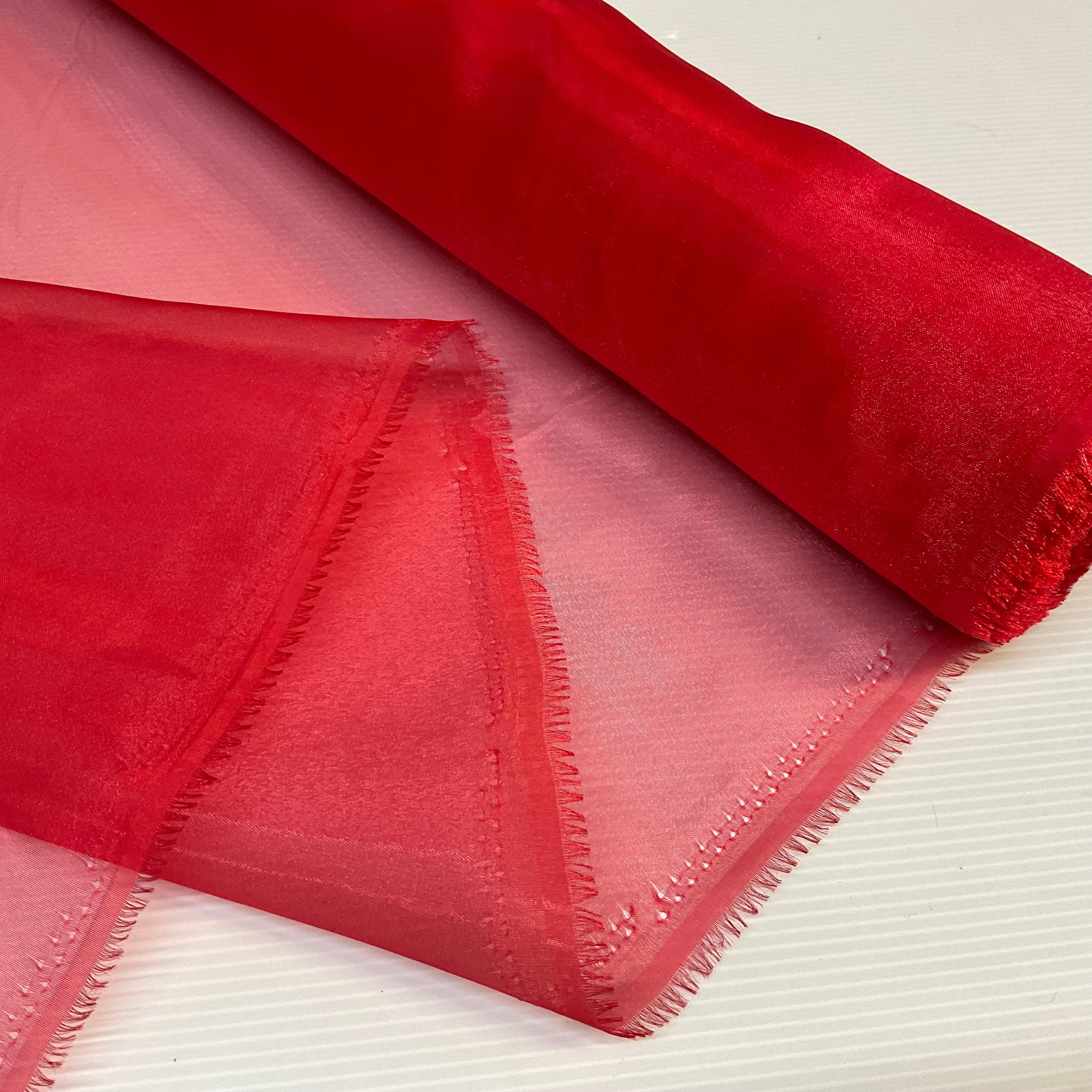 Plain Sheer Lightweight Organza Voile Drape Curtain, Wedding, Chair Sash Fabric 150cm Wide M1750