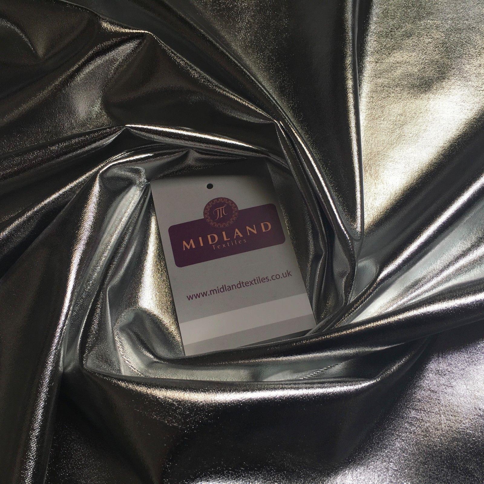 Metallic Foil Mirror 4 way Stretch Spandex Dance Fabric 57' Wide MK892