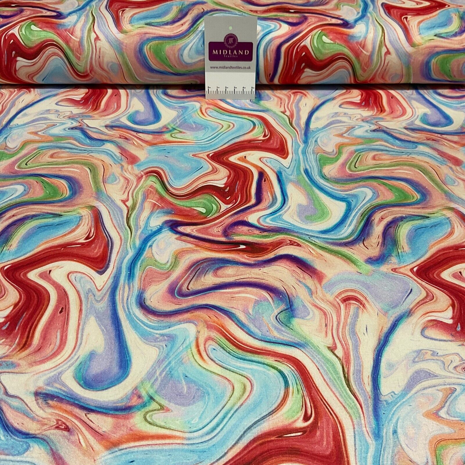 Marble printed cotton poplin fabric crafting dress fabric M1711