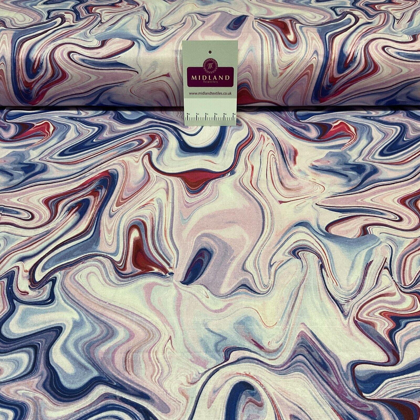 Marble printed cotton poplin fabric crafting dress fabric M1711