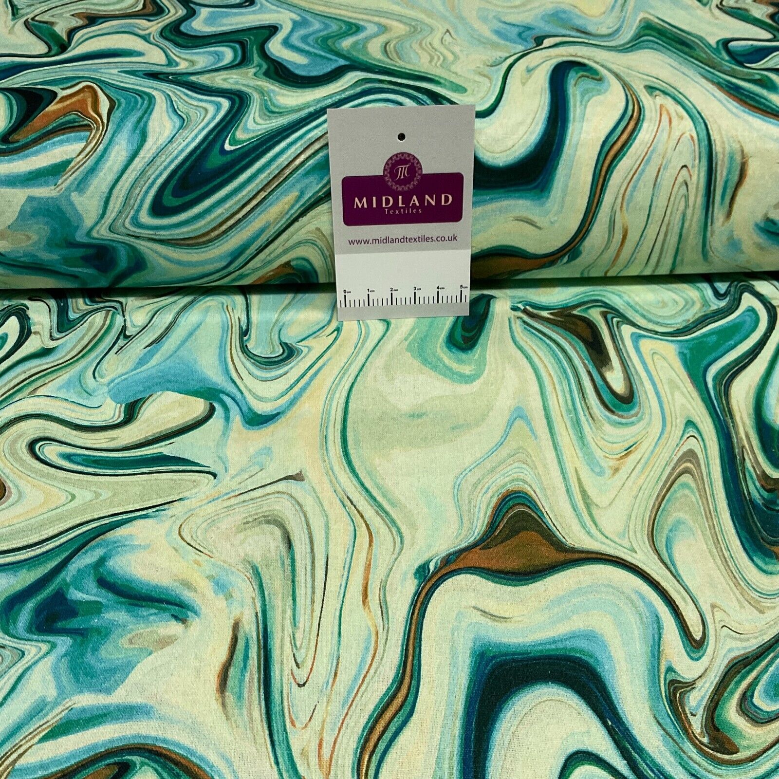 Marble printed cotton poplin fabric crafting dress fabric M1711