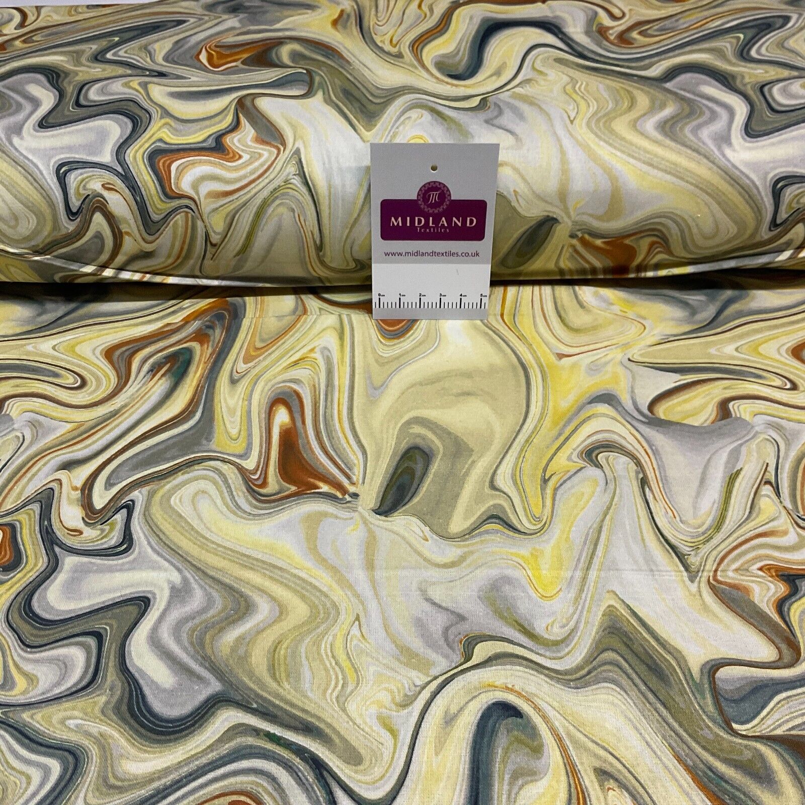 Marble printed cotton poplin fabric crafting dress fabric M1711