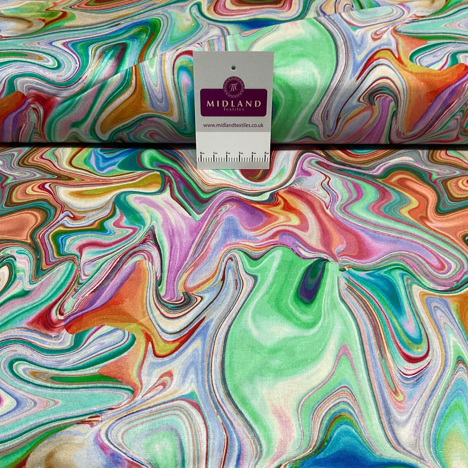 Marble printed cotton poplin fabric crafting dress fabric M1711