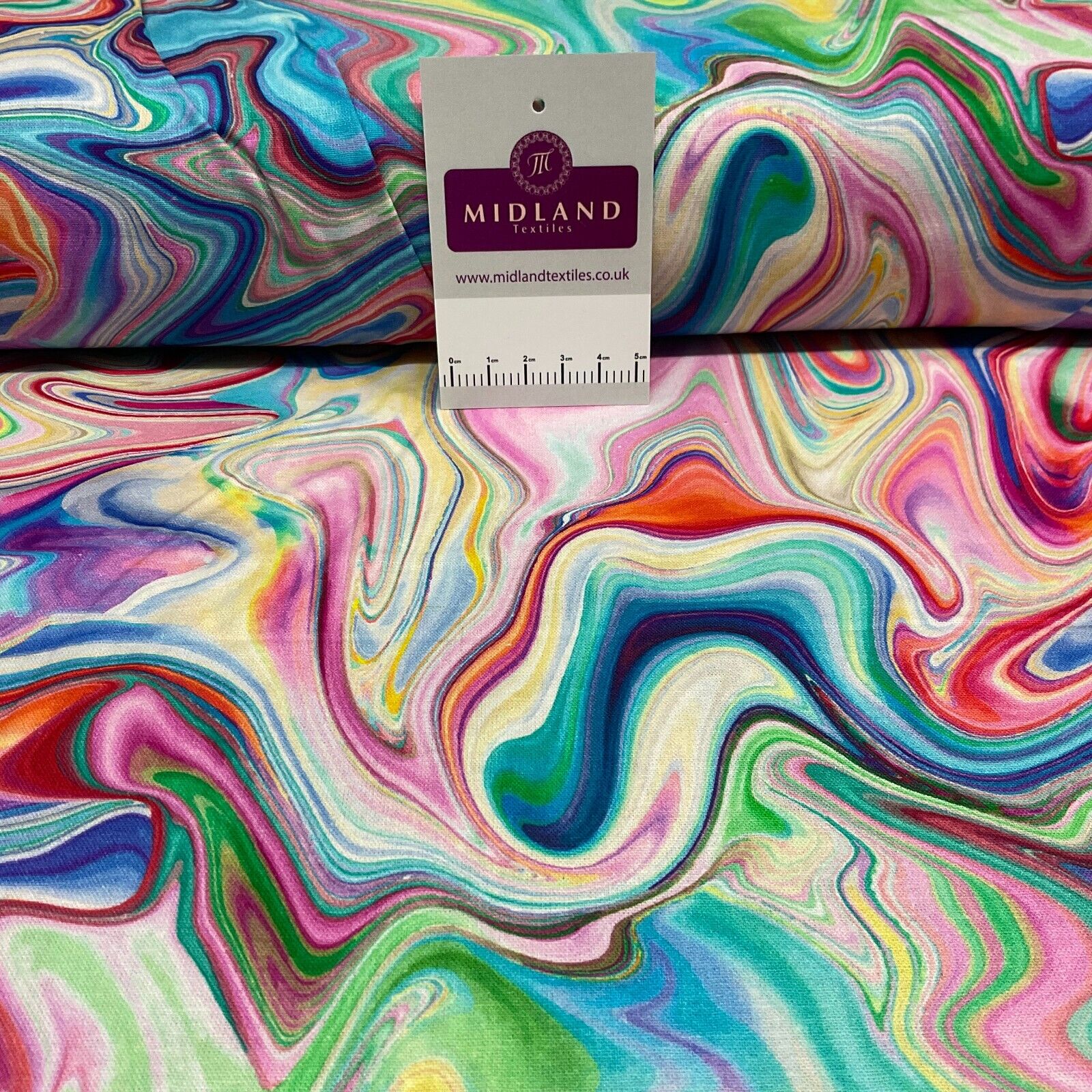 Marble printed cotton poplin fabric crafting dress fabric M1711