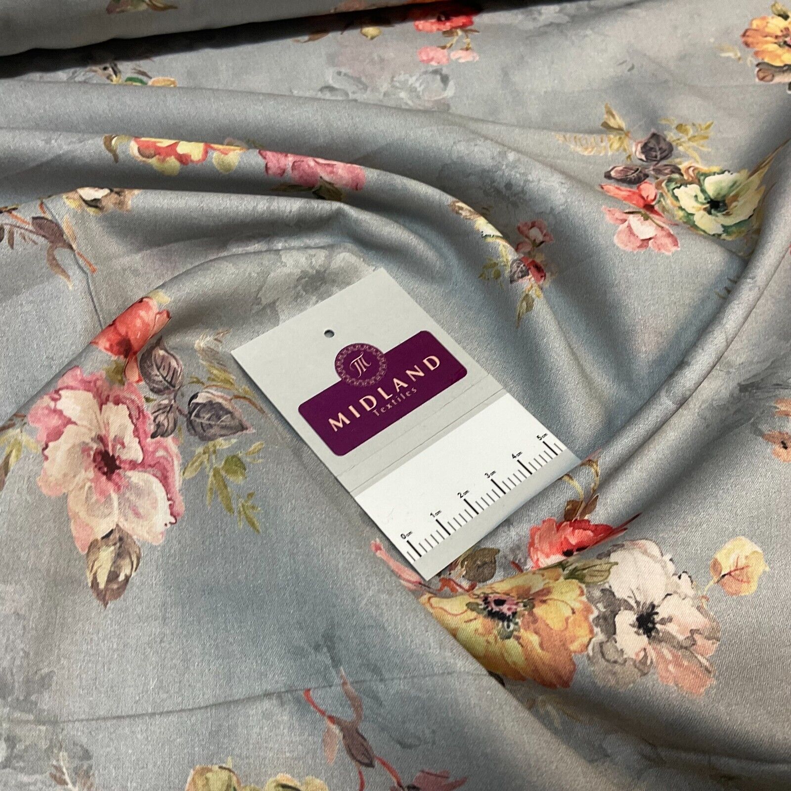 Cotton Lawn Summer Vintage Floral Printed Dress fabric 100% M1670