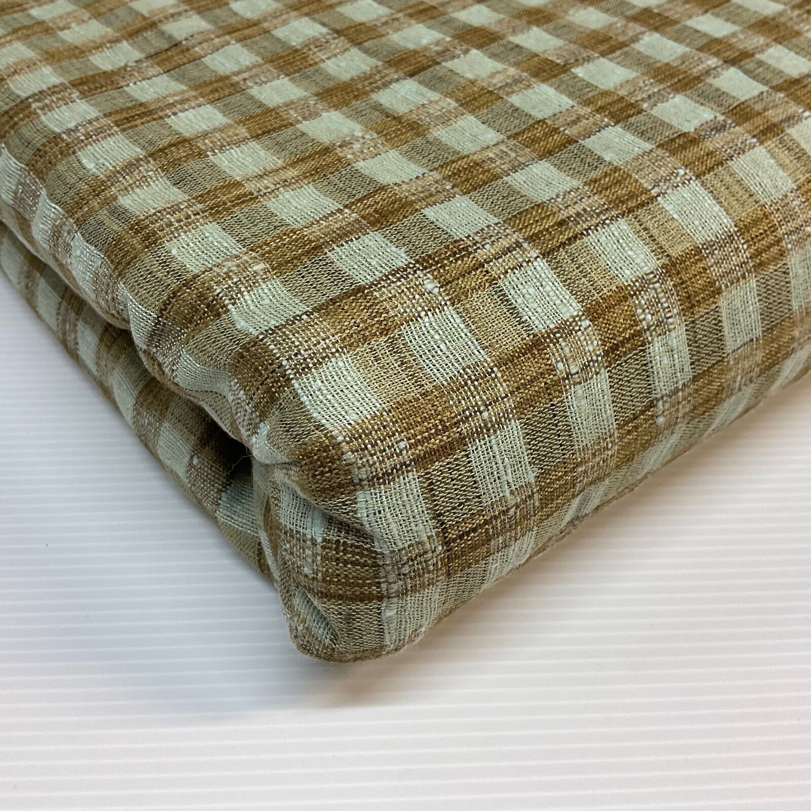 Cotton check checkered gingham dress fabric M1724