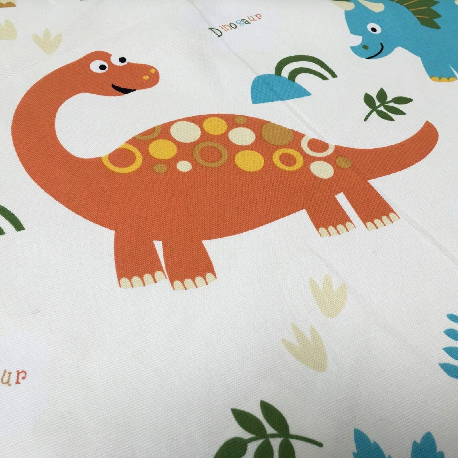 100% cotton canvas novelty dinosaurs printed craft fabric 58' wide mtex mk856