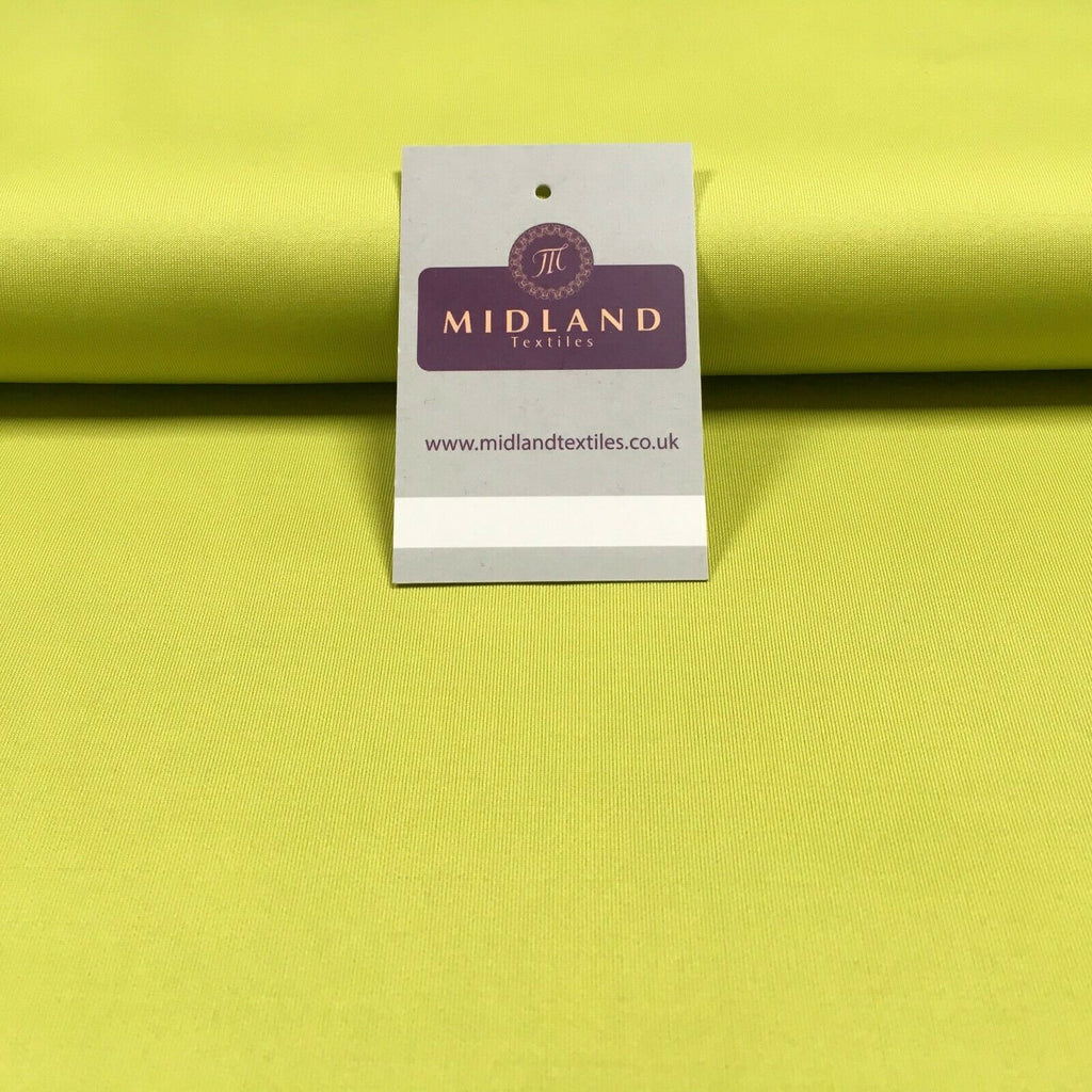 Plain lime scuba stretch fabric 147 cm m720-64 mtex